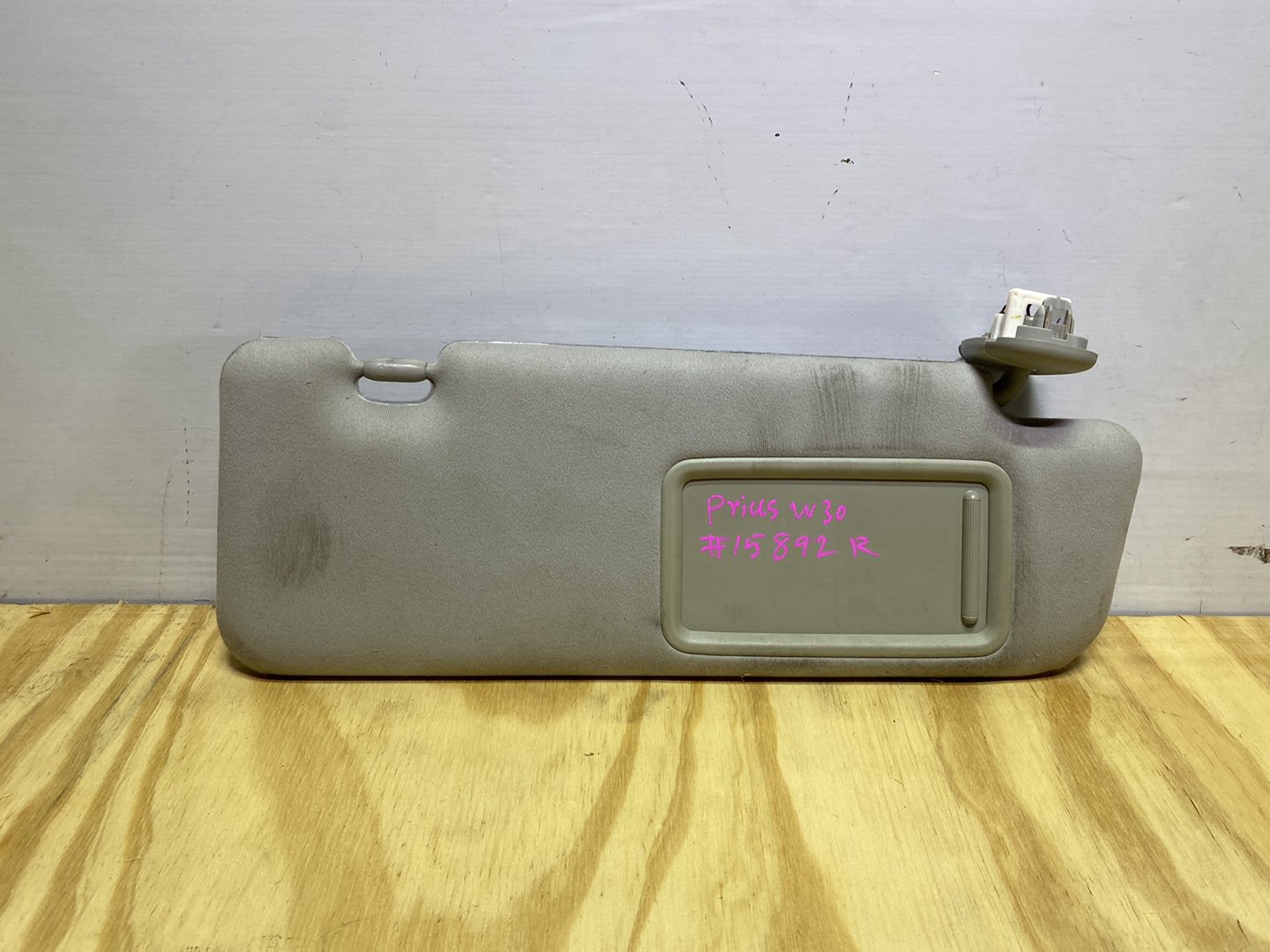 2014 Toyota Prius ZVW30 - Right Sun Visor