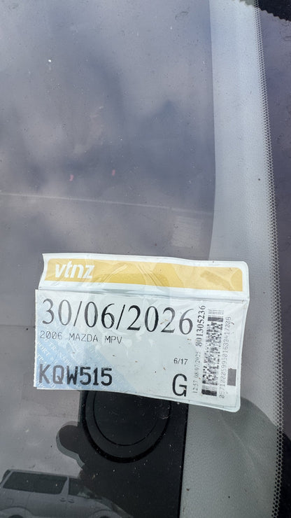 2006 Mazda MPV  Dismantling For Parts