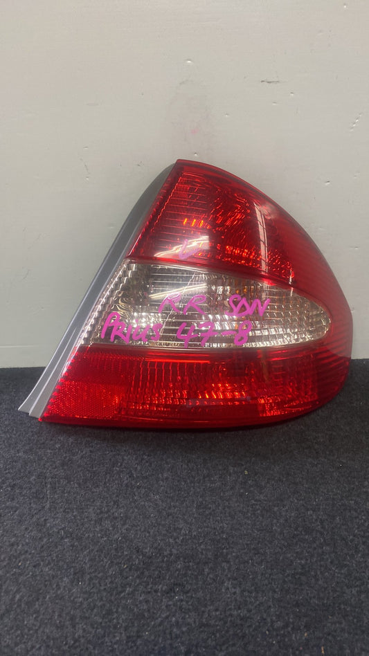 2001 Used Toyota Prius Hybrid - Right Taillight PN: 47-8 Sedan