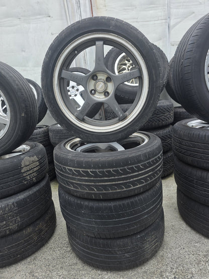 Mag Wheel Set 4x100 Stud Pattern/ Wheel Size: 17x7 JJ/ Offset: 42