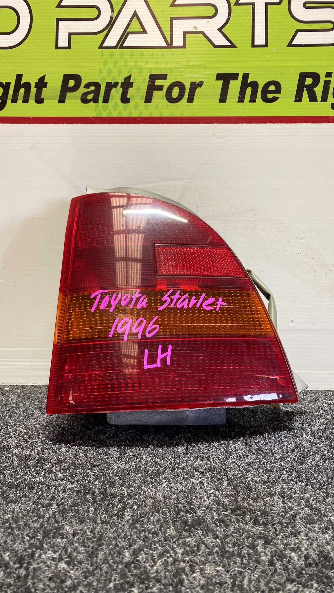 1996 Toyota Starlet Glanza EP91 - Left Taillight PN: REFER TO PICS FOR PART NO