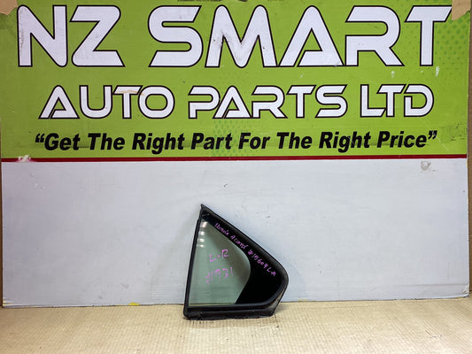 2008 Honda Accord - Left Rear Quarter Door Glass