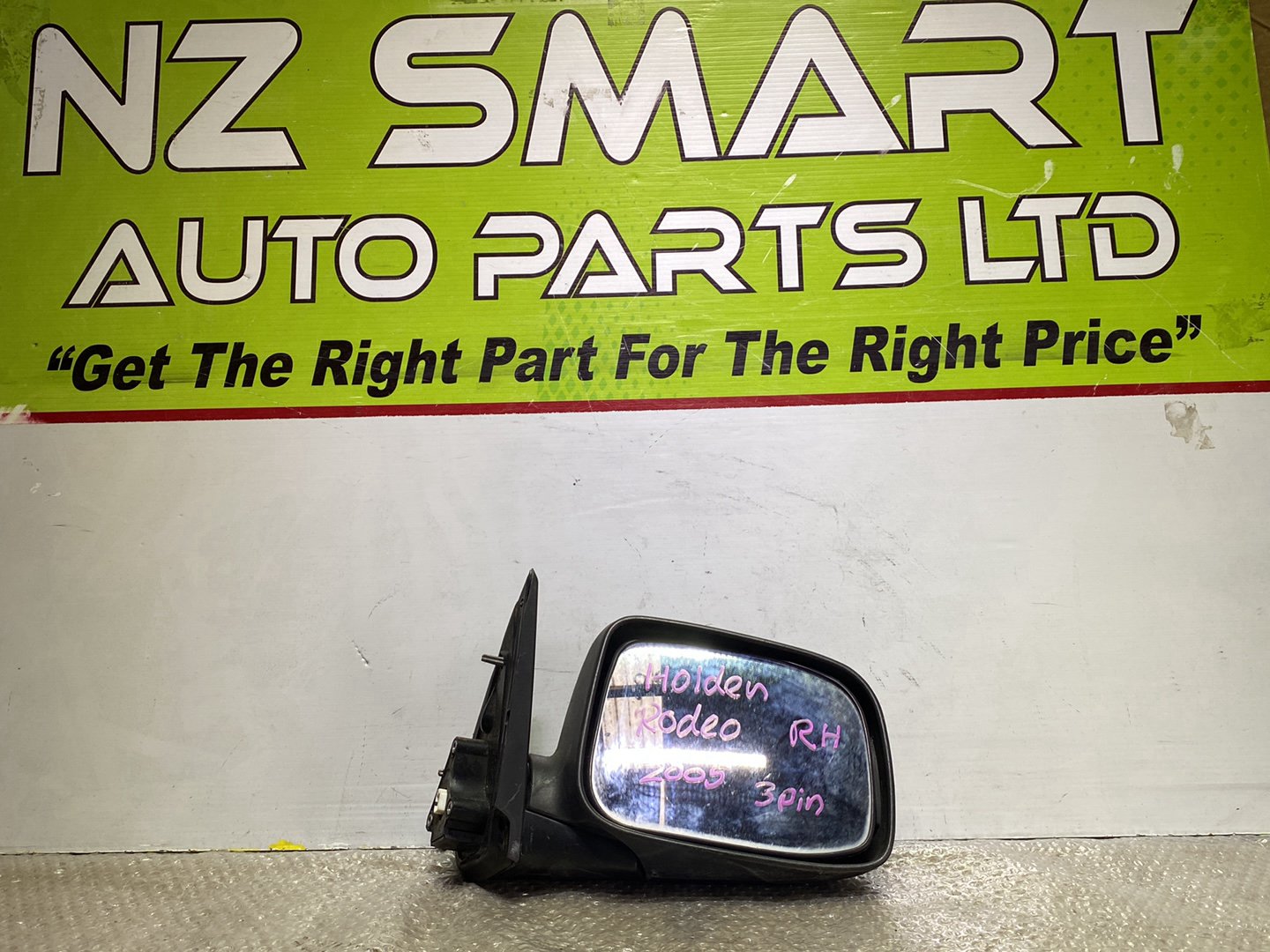2005 Holden Rodeo- Right Door Mirror PN: 3 pin