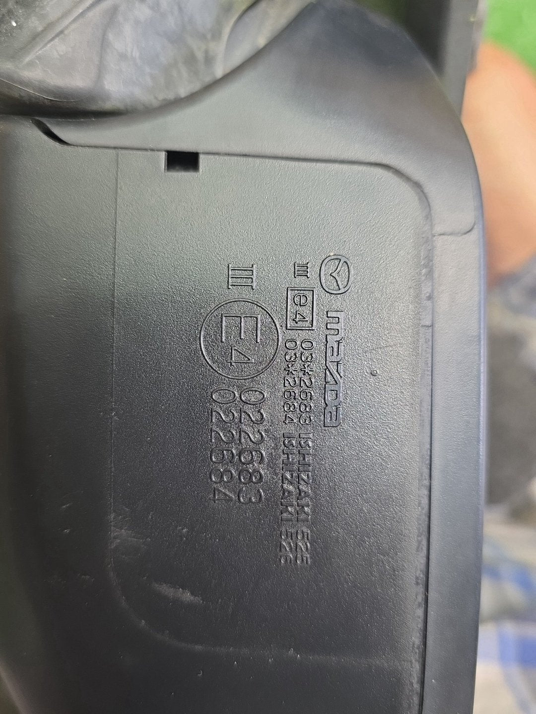 2012 Mazda Mazda3 - Right Door Mirror PN: 7wires
