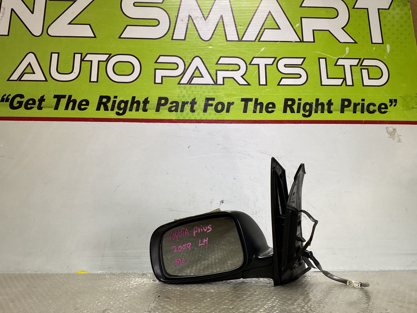 2009 Used Toyota Prius- Left Door Mirror PN: 5 wires