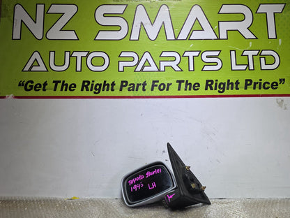 1996 Used Toyota Starlet- Left Door Mirror PN: without wires