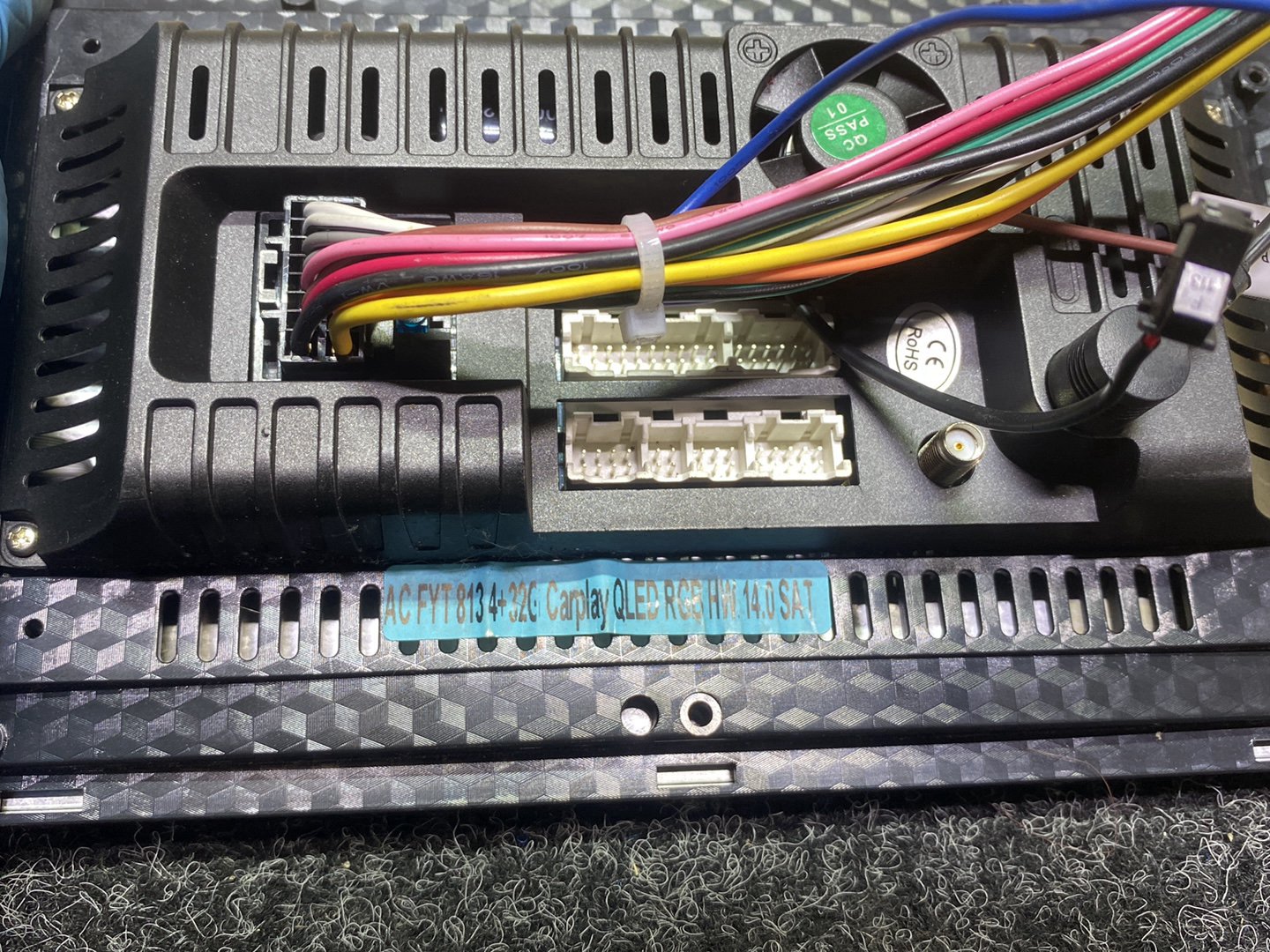- Stereo Head Unit PN: after market