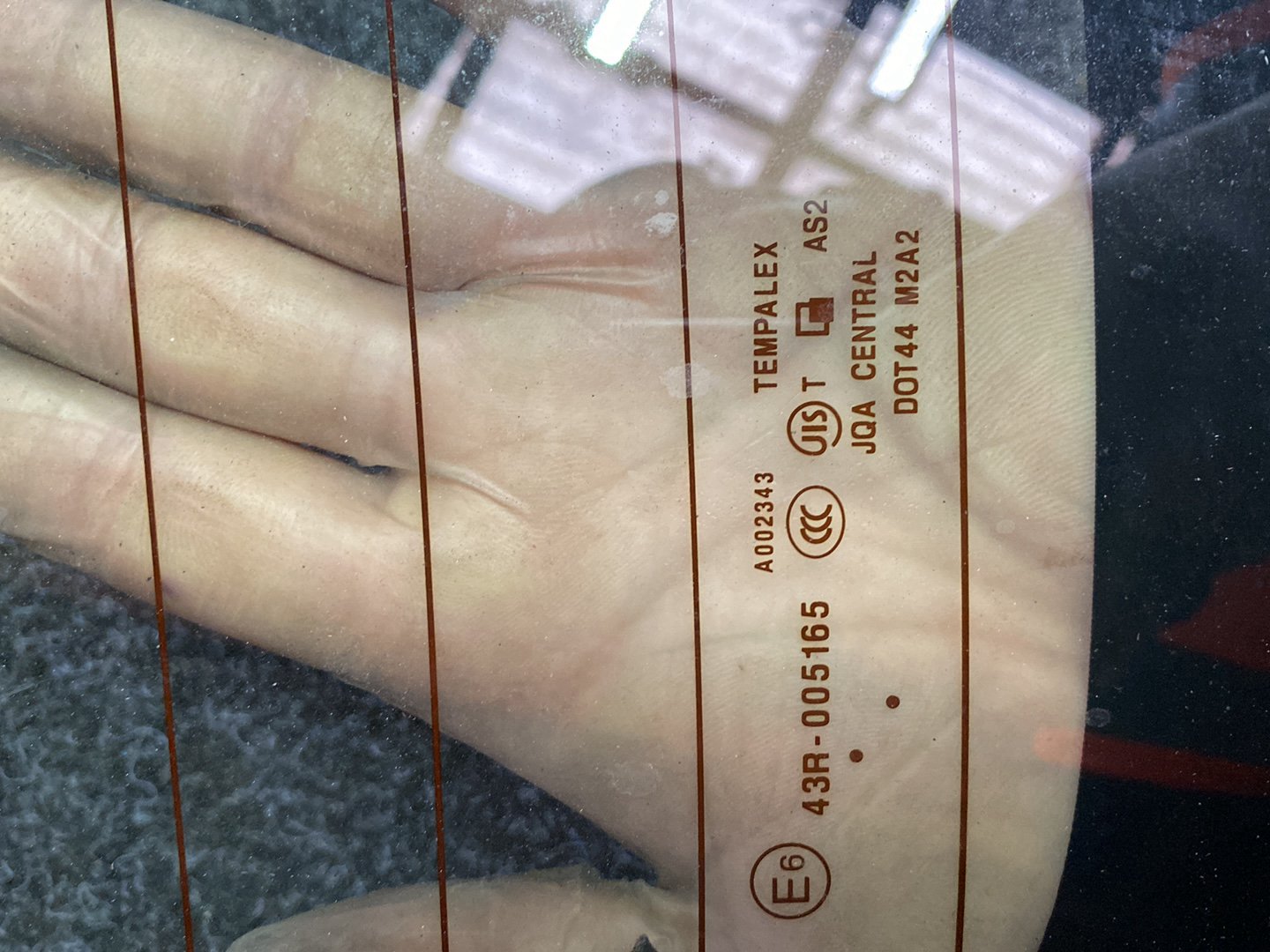 2011 Suzuki Swift - Rear Tailgate Glass PN: Tint Number M2A2
