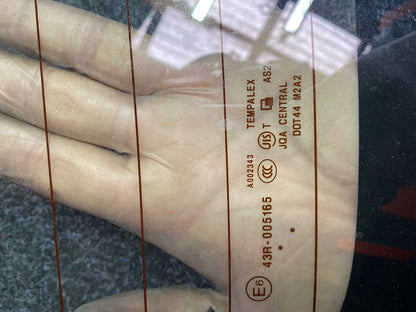 2011 Suzuki Swift - Rear Tailgate Glass PN: Tint Number M2A2