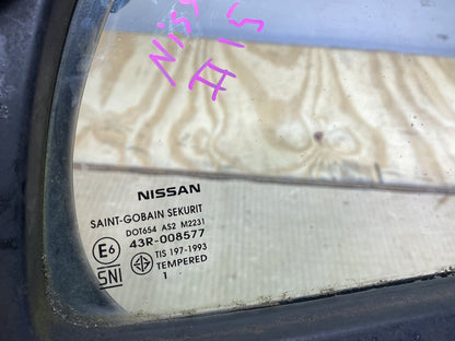 2012 Nissan Micra - Right Rear Quarter Door Glass