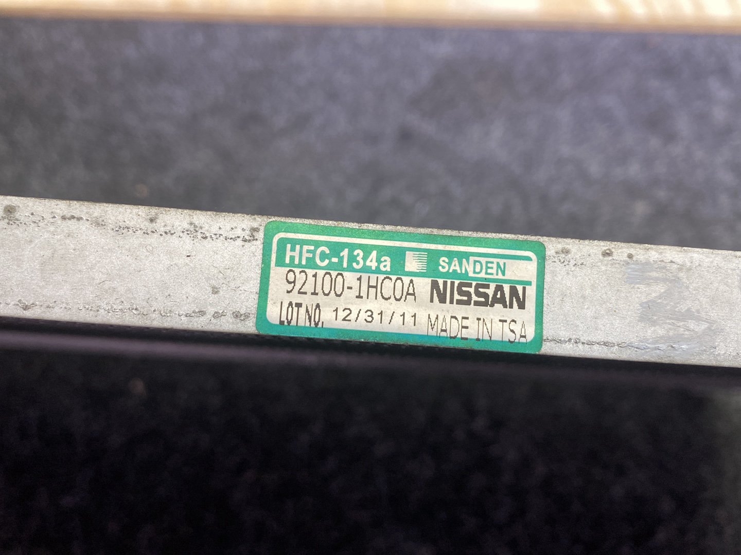 2012 Nissan March IV K13 K13 - A/C Condenser