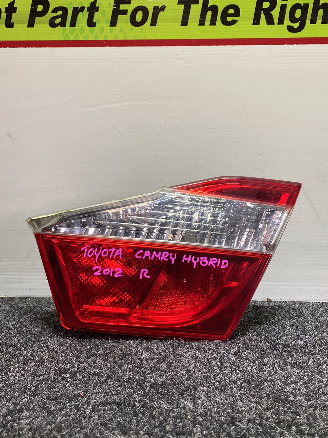 2012 Used Toyota Camry AVV50 - Right Boot Light PN: 33-145
