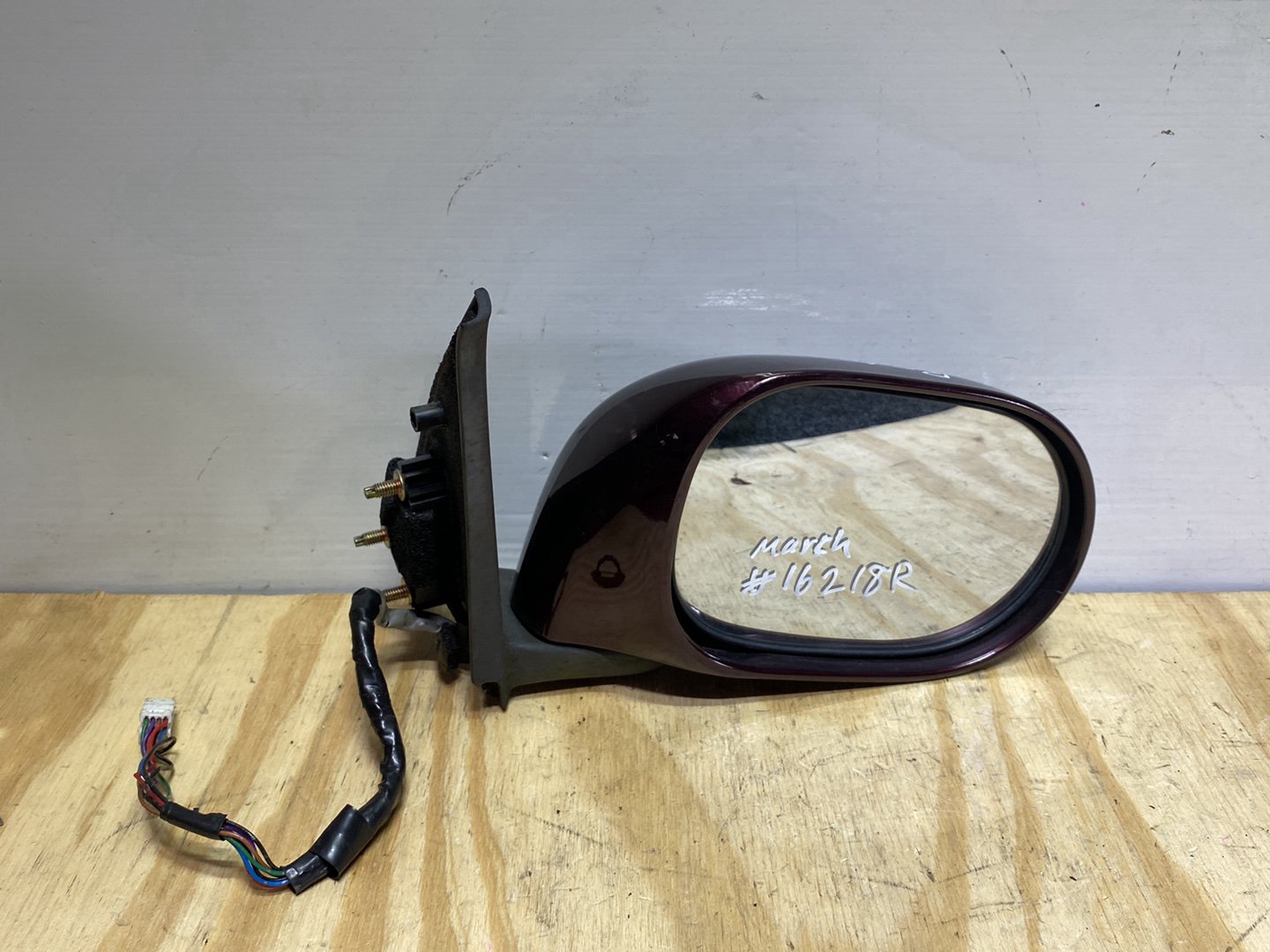 2010 Nissan March AK12 - Right Door Mirror PN: 7 wires