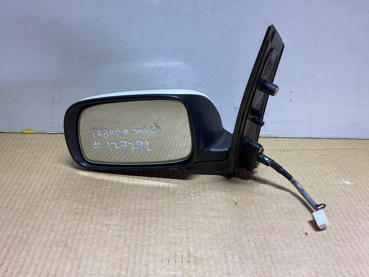 2005 Used Toyota Wish ANE10- Left Door Mirror PN: 7 wires