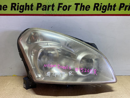 2007 Nissan Dualis J10 - Right Headlight PN: after market