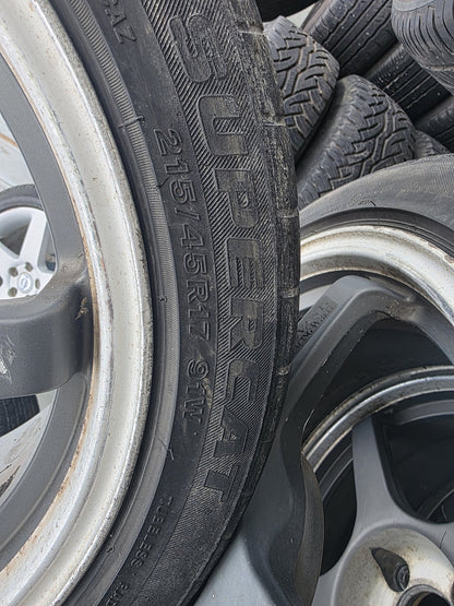 Mag Wheel Set 4x100 Stud Pattern/ Wheel Size: 17x7 JJ/ Offset: 42