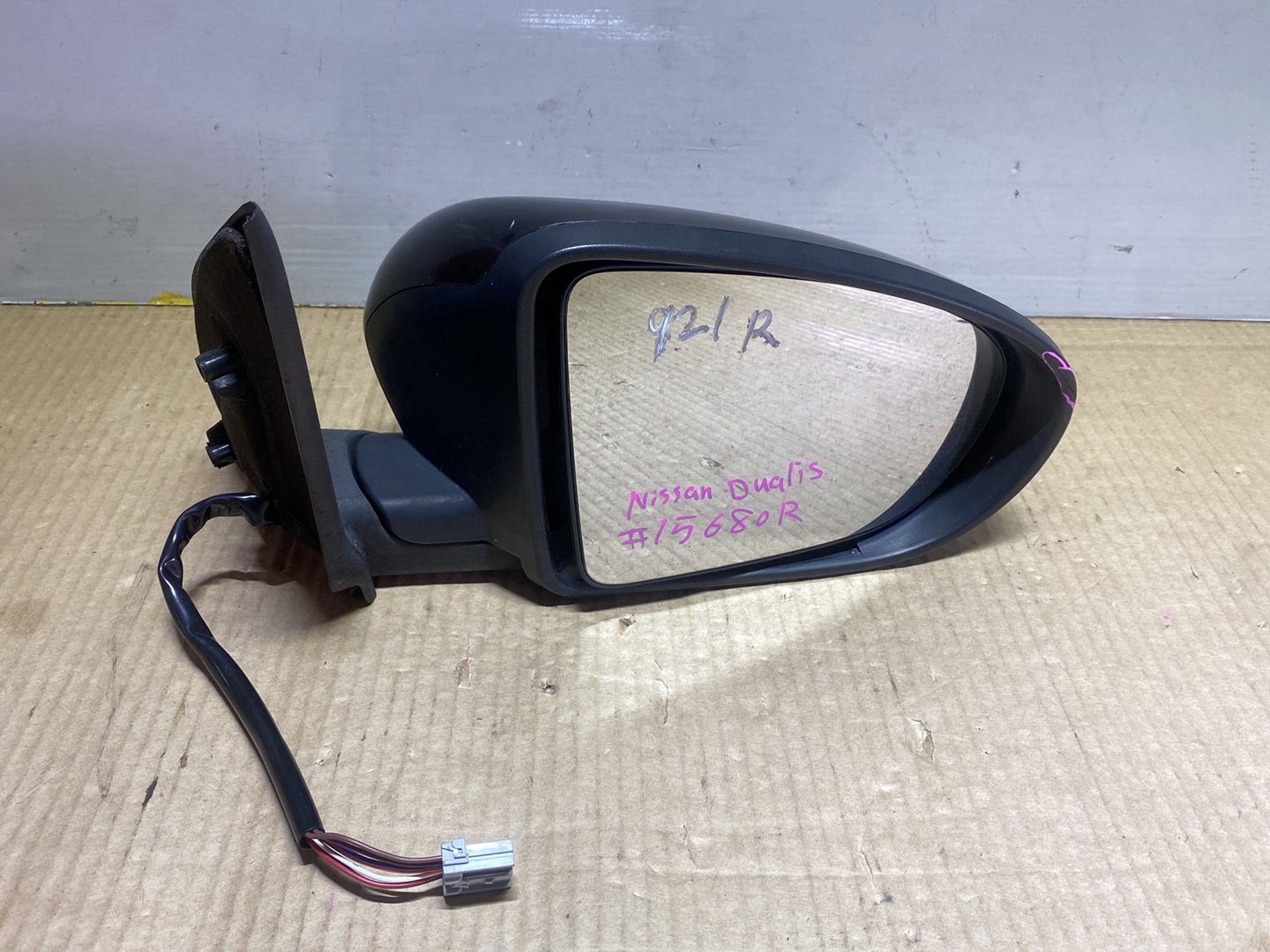 2008 Nissan Dualis KJ10 - Right Door Mirror PN: 7 wires