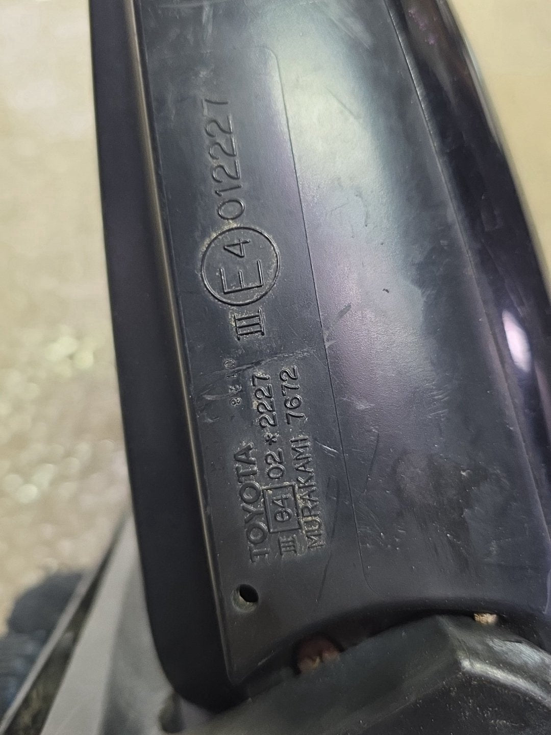 2009 Used Toyota Prius- Right Door Mirror PN: 5 wires