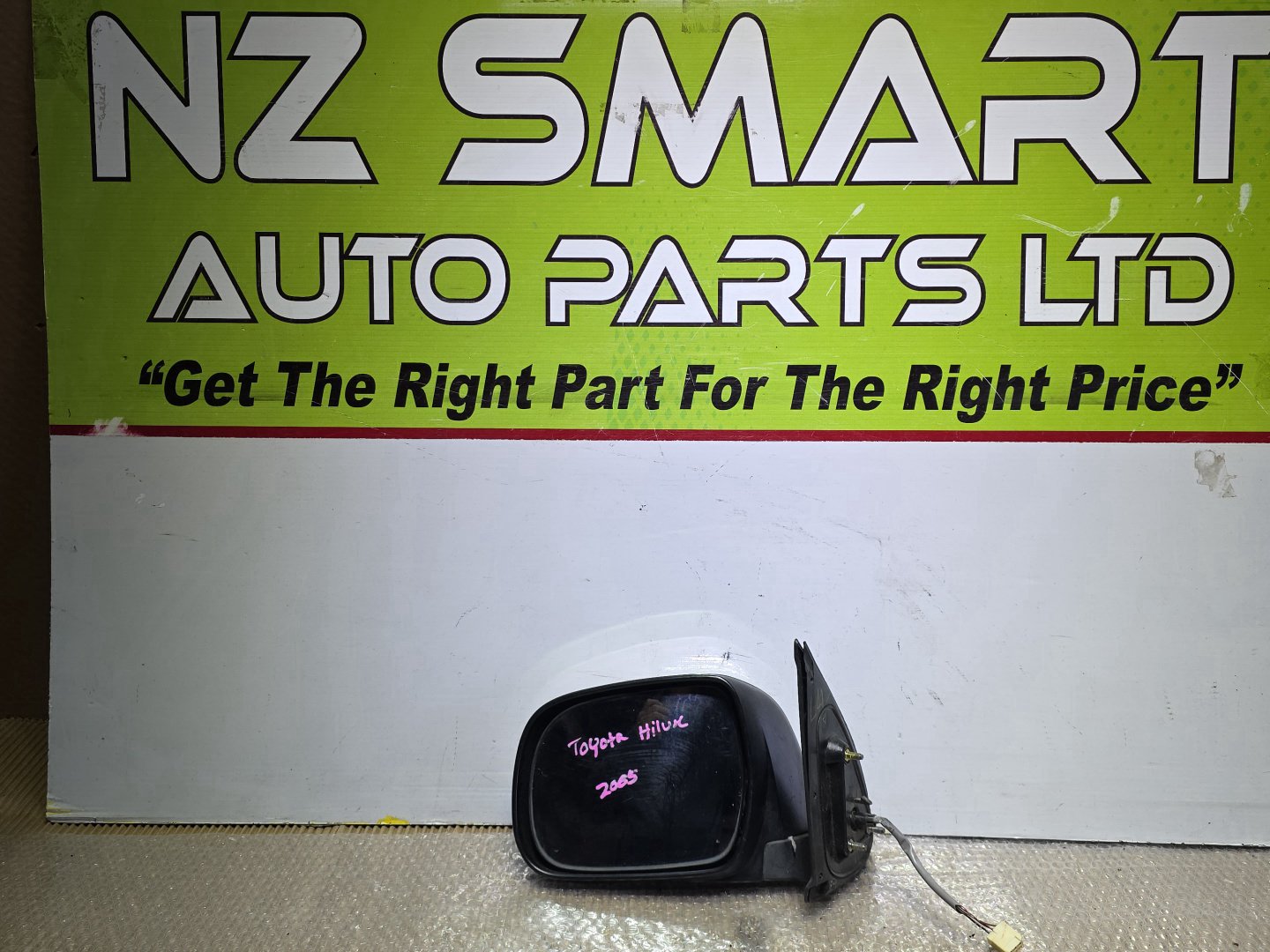 2005 Used Toyota Hilux- Left Door Mirror PN: 3 wires