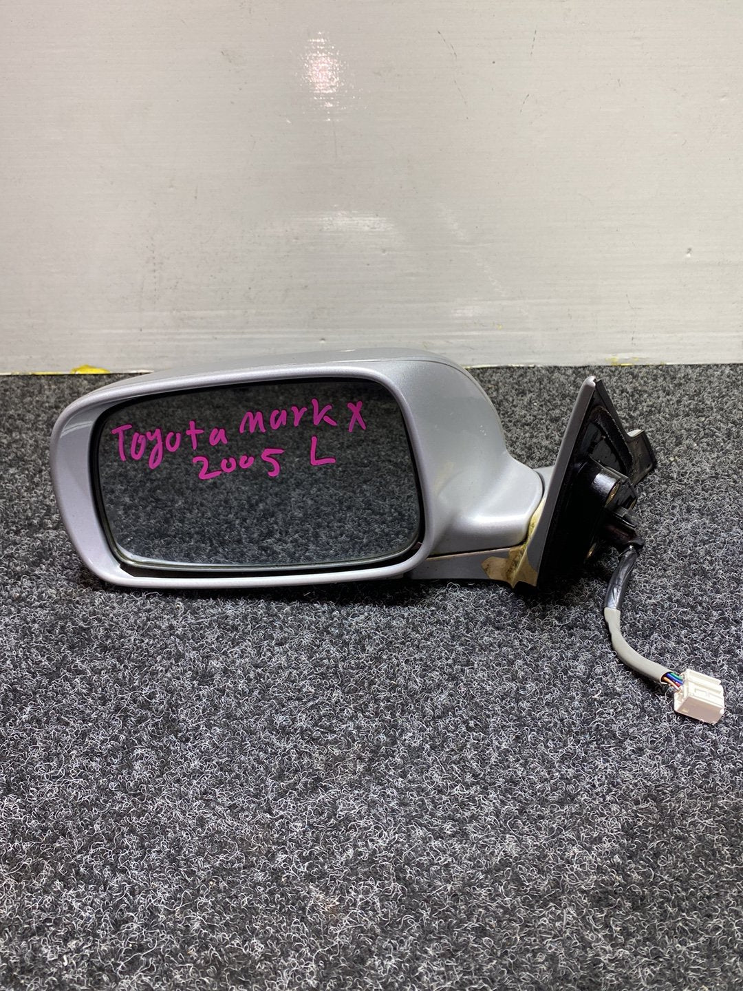 2005 Used Toyota Mark X - Left Door Mirror PN: 5 wires