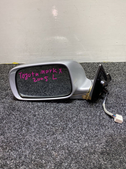 2005 Used Toyota Mark X - Left Door Mirror PN: 5 wires