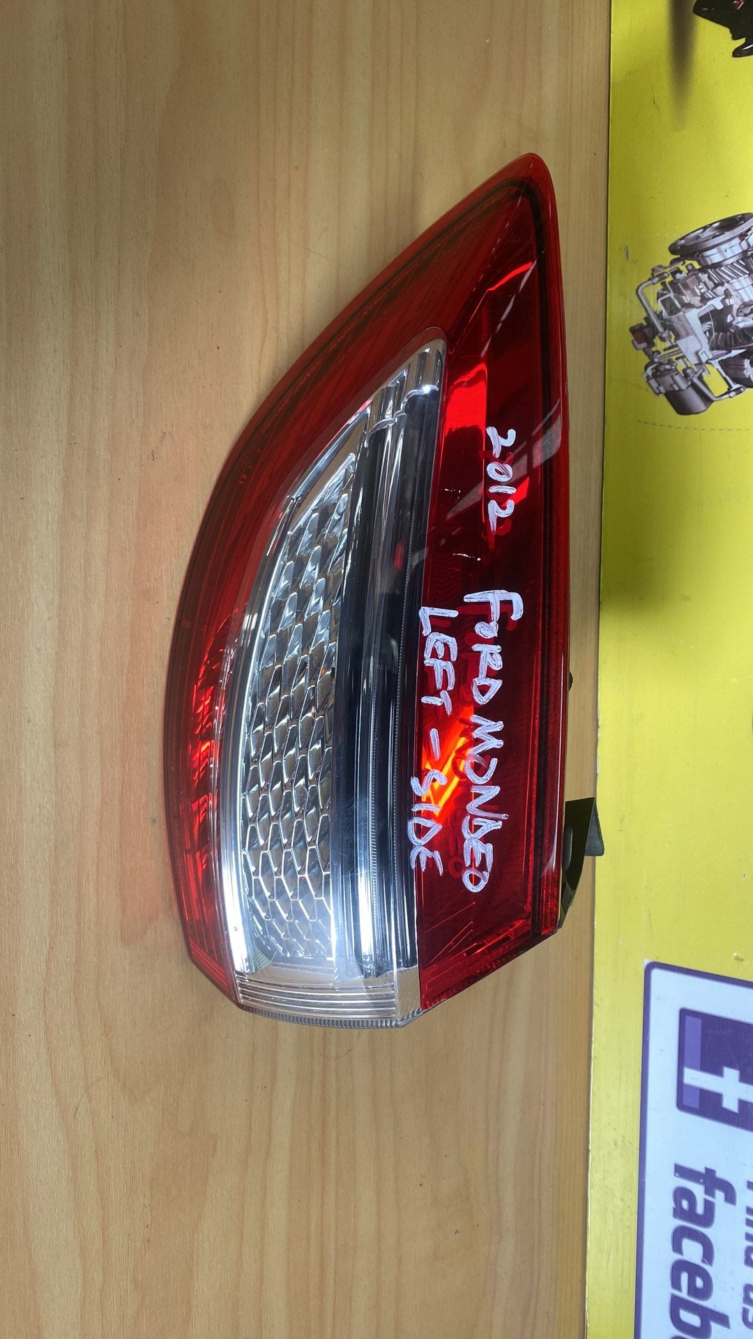 2012 Ford Mondeo - Left Taillight PN: 14587