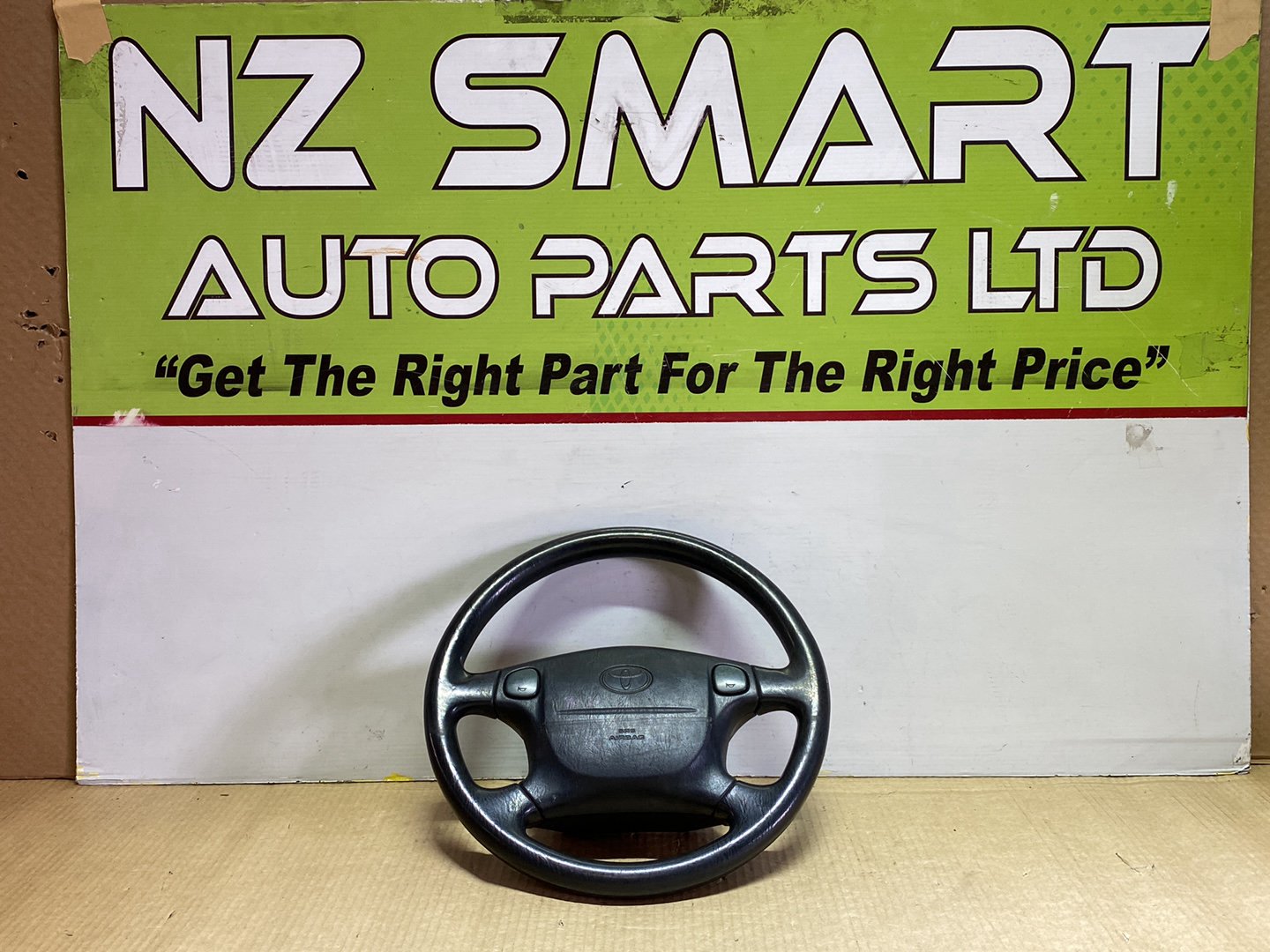 1996 Used Toyota Starlet EP91 - Steering Wheel PN: complete with airbag