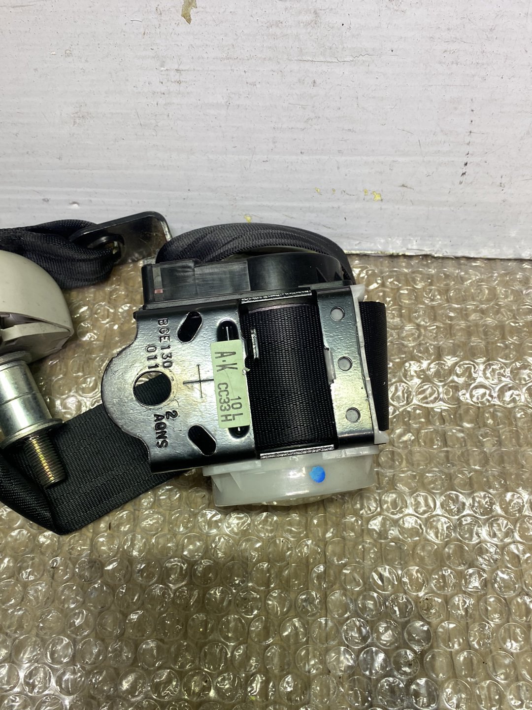 2008 Used Toyota Blade- Left Rear Seat Belt PN: see photos