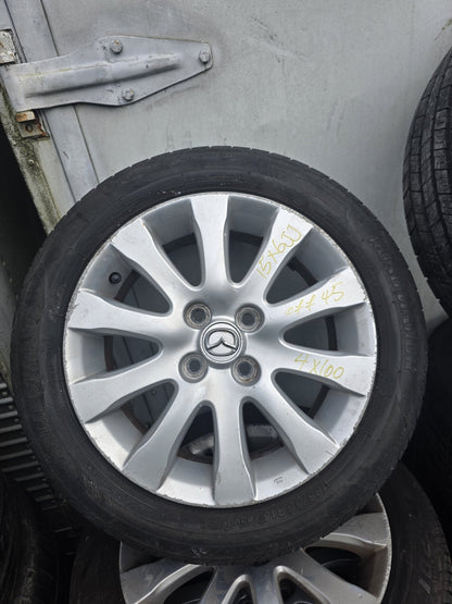 - Mag Wheel Set PN: Stud Pattern 4X100/ Wheel Size 15x6JJ/ Offset 45