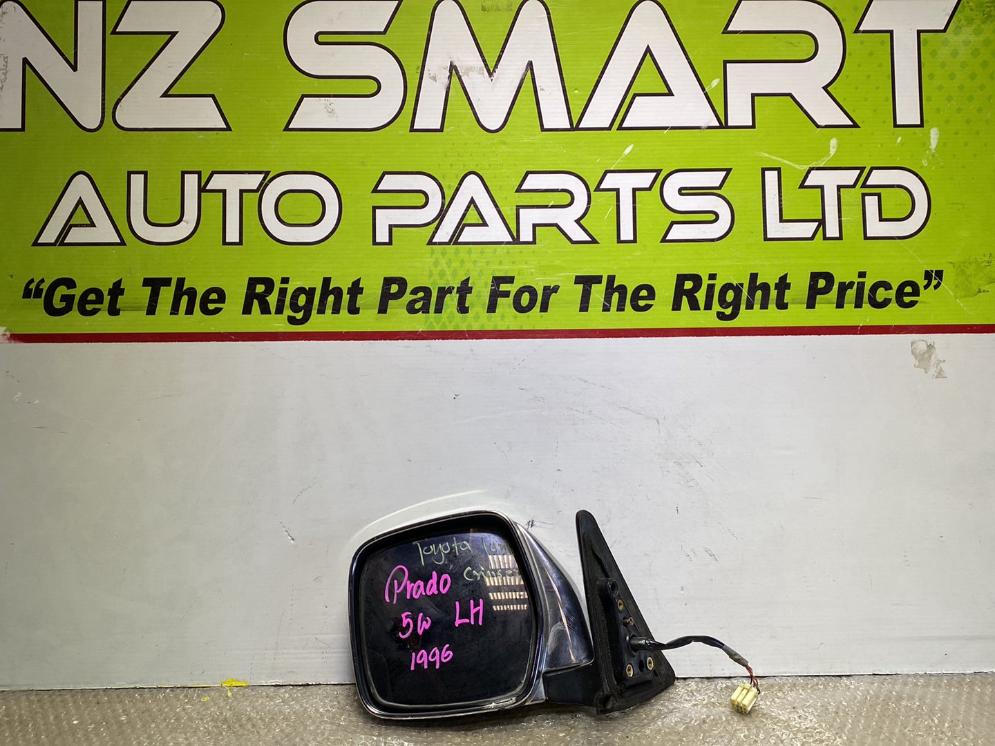 1996 Used Toyota Land Cruiser Prado- Left Door Mirror PN: 5 wires