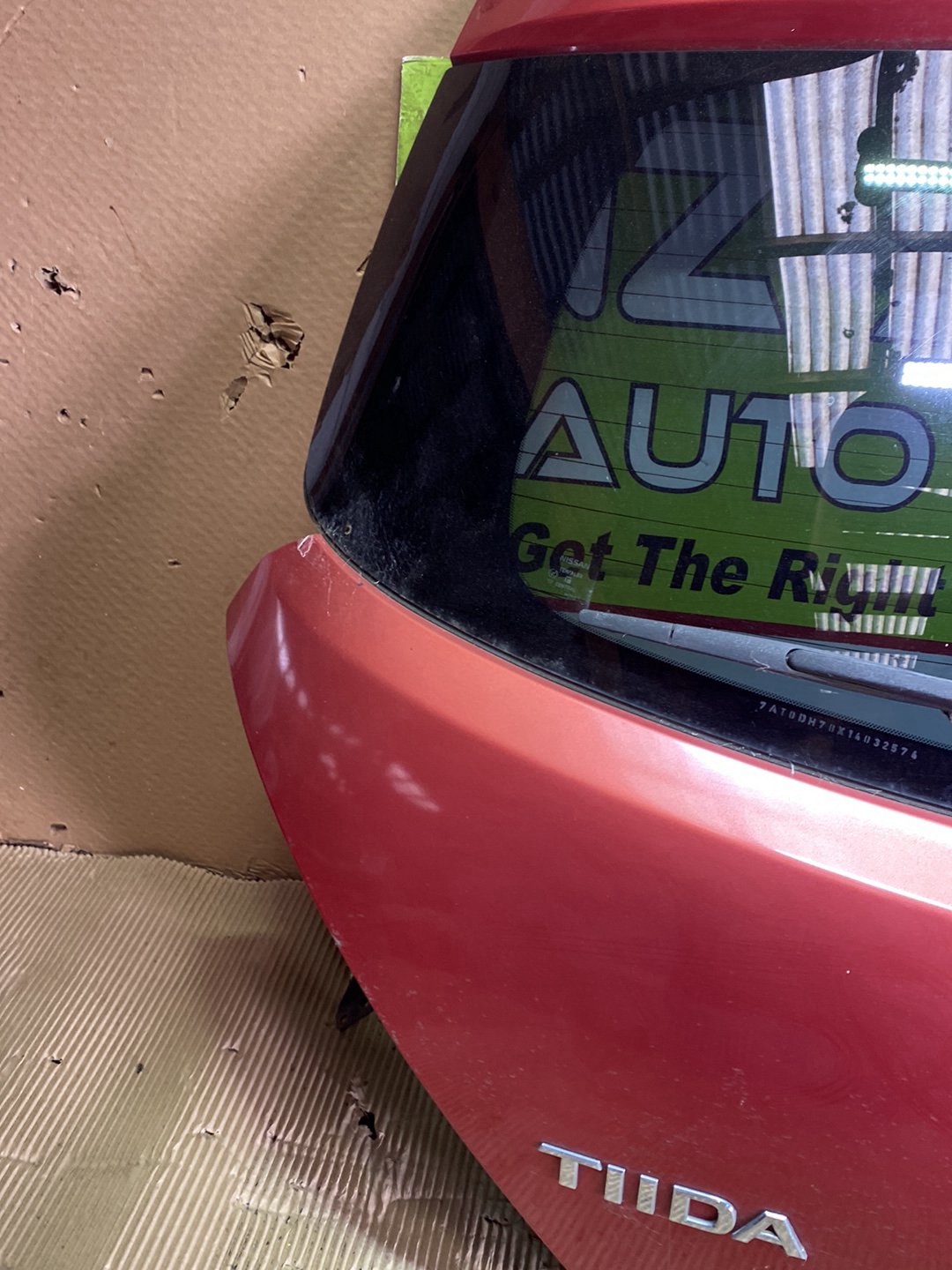 2006 Nissan Tiida- Tailgate PN: see photos