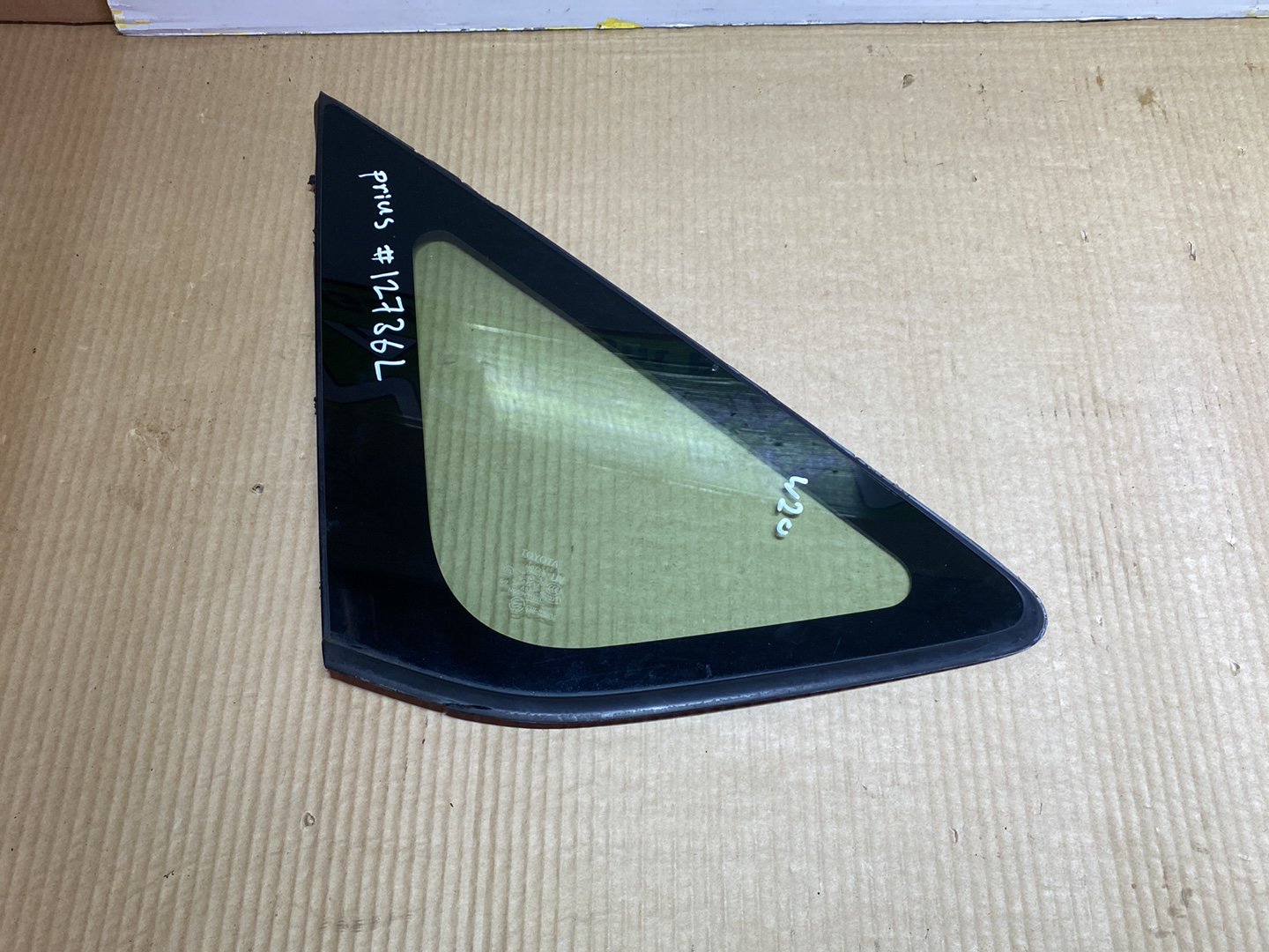 Used Toyota Prius W20 - Left Rear Quarter Door Glass
