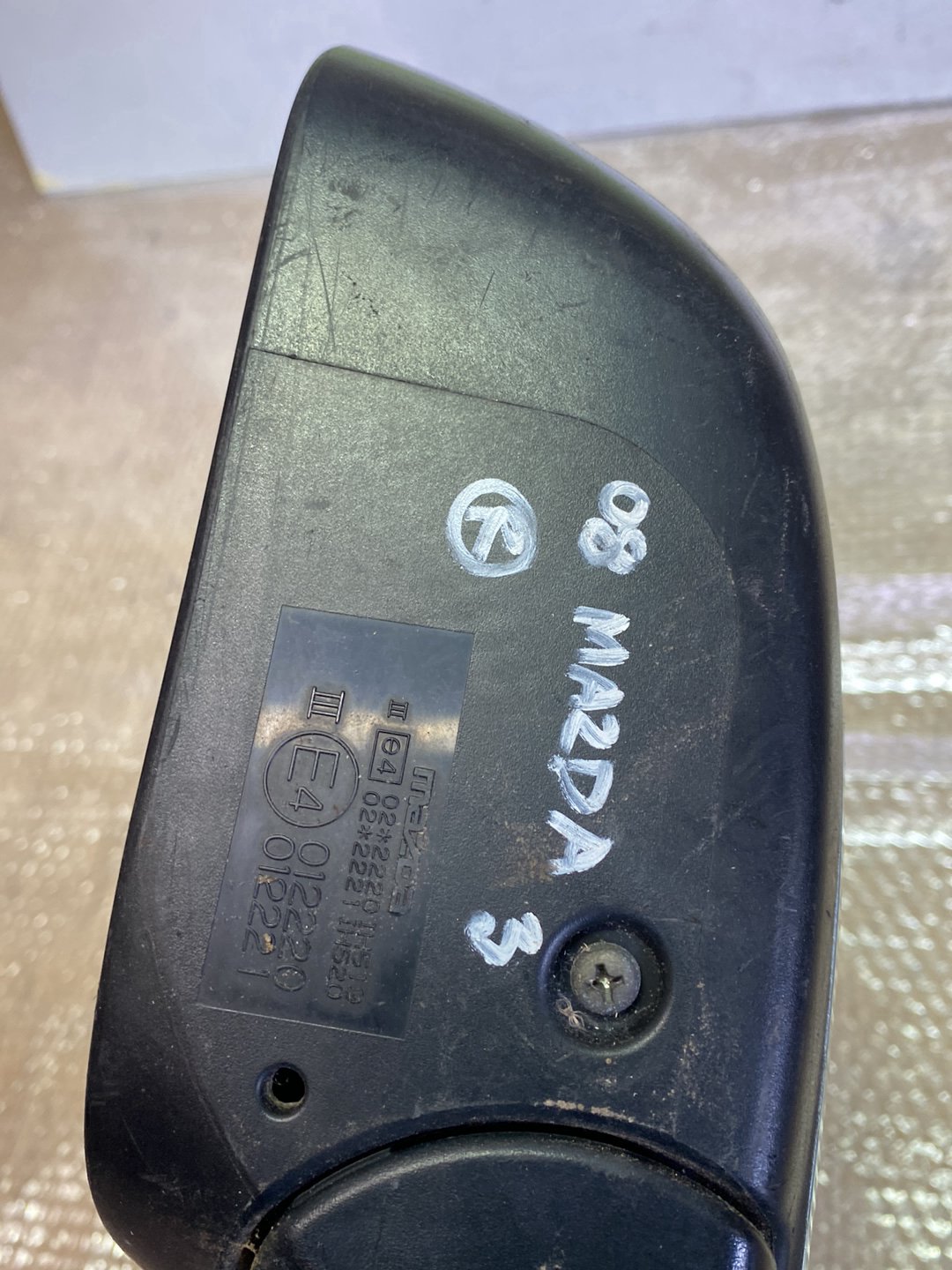 2008 Mazda Axela- Right Door Mirror PN: 3 pins