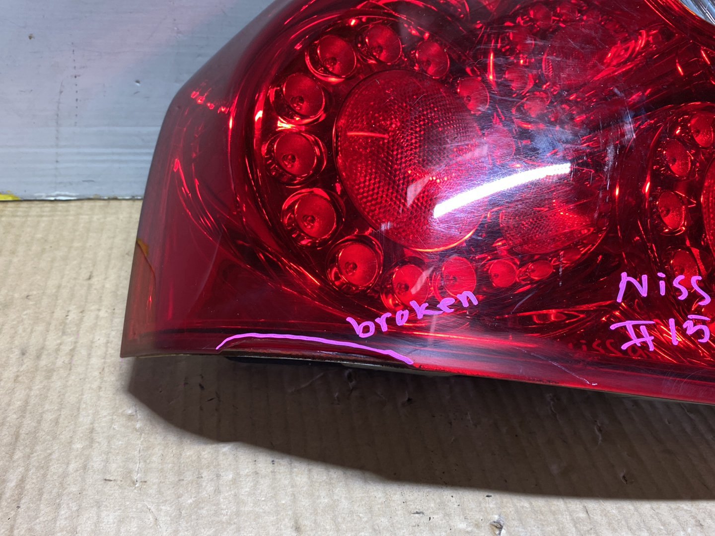 2006 Nissan Fuga Y50 - Left Taillight PN: Koito 220-63786
