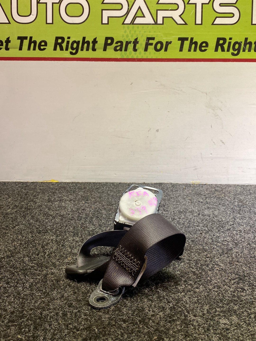 2008 Toyota Corolla - Right Rear Seat belt PN: Model No TK-AB0-F1954