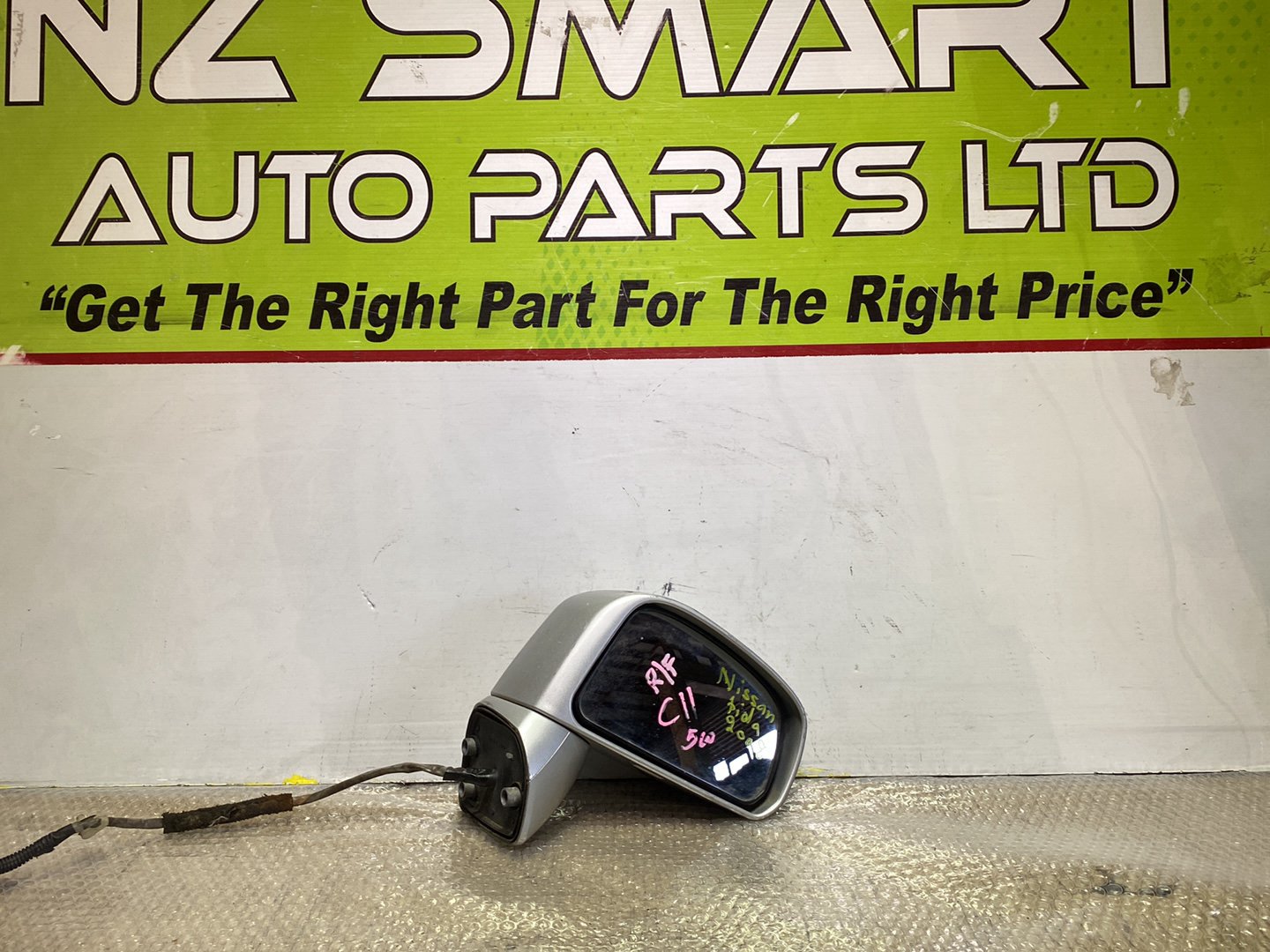 2008 Nissan Tiida- Right Door Mirror PN: 5 wires