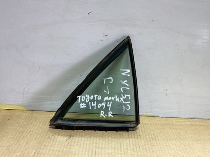 2005 Used Toyota Mark X GRX120- Right Rear Quarter Door Glass