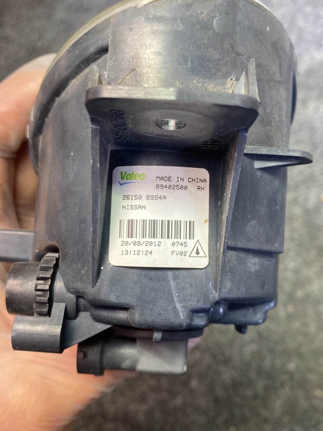2012 Nissan Bluebird TB17 - Right Fog Light PN: 26150 8994A
