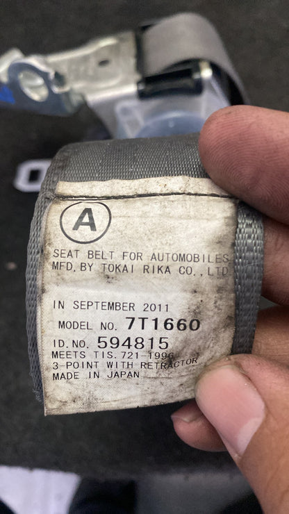 2011 Used Toyota Prius - Left Rear Seat Belt