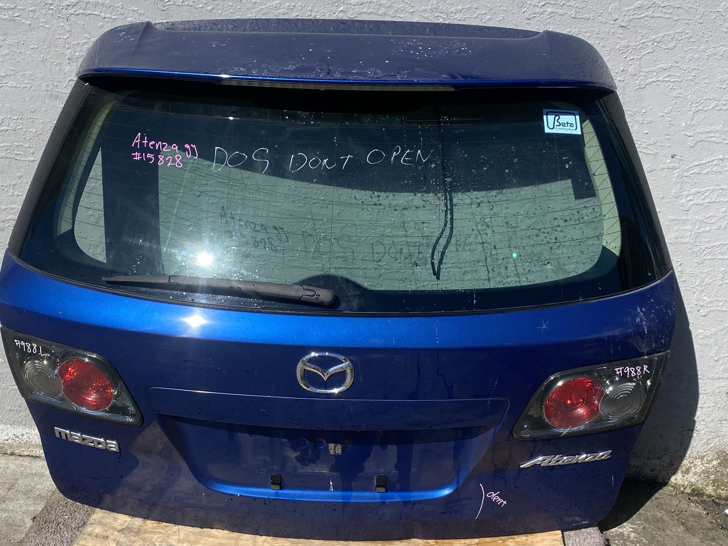 2006 Mazda Atenza GY3W - Tailgate