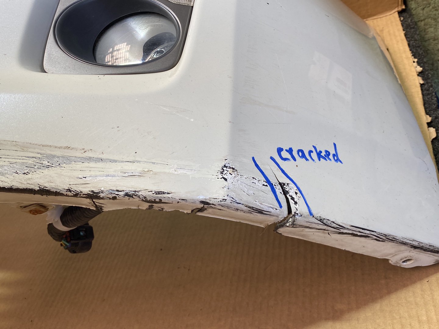 Used Toyota Prius - Front Bumper PN: 52119-47080
