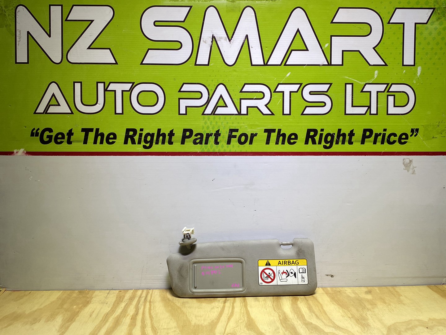 2014 Toyota Prius ZVW30 - Left Sun Visor