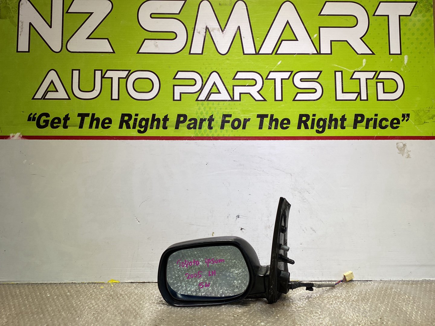 2005 Used Toyota Ipsum- Left Door Mirror PN: 6 wires