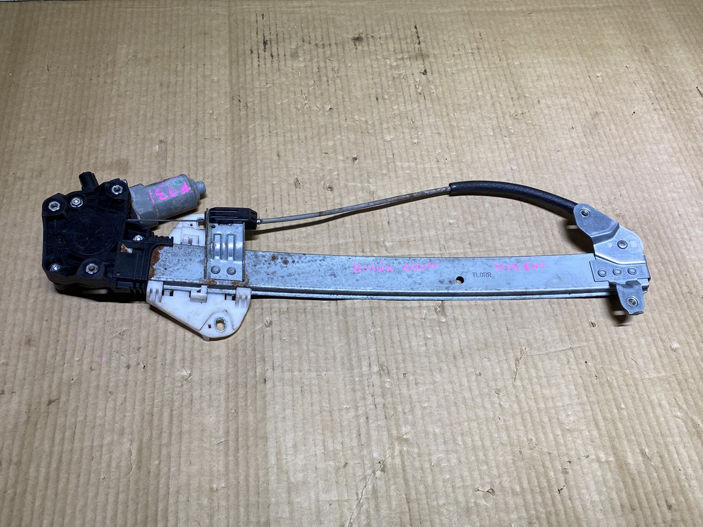 2008 Honda Accord - Right Rear Window Regulator/Motor