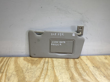 2012 Nissan March IV K13 K13 - Right Sun Visor
