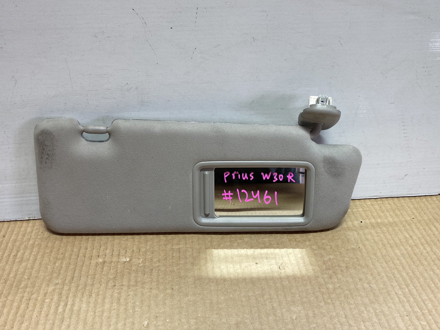 Used Toyota Prius W30- Right Sun Visor PN: