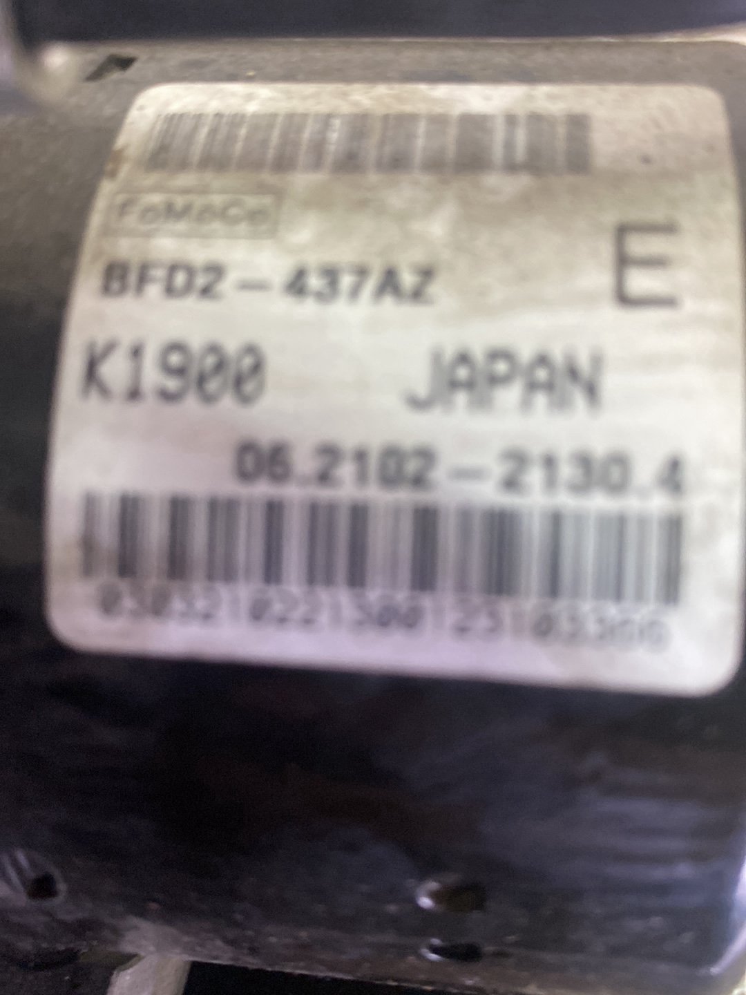 2013 Mazda Axela- ABS Pump PN: see photos