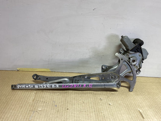 2013 Toyota Prius ZVW30- Right Rear Window Regulator/Motor PN: