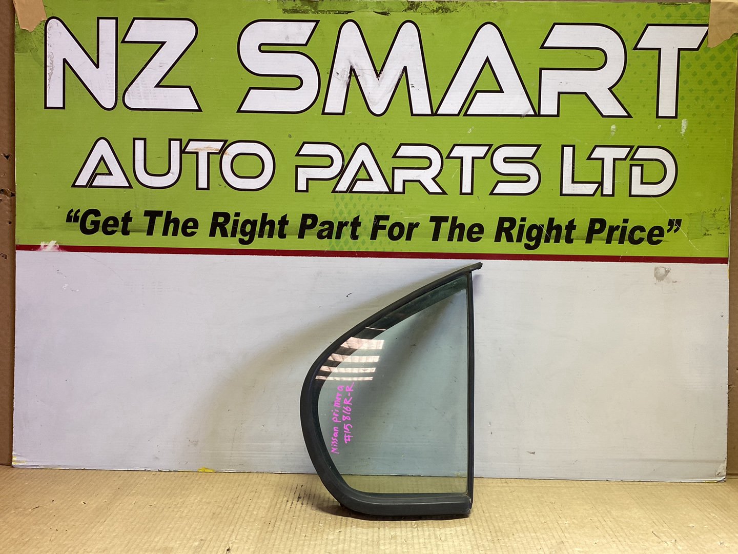 1996 Nissan Primera P11 - Right Rear Quarter Door Glass