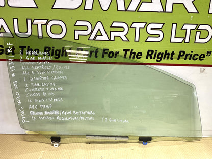 2013 Used Toyota Prius ZVW30 - Right Front Door Glass